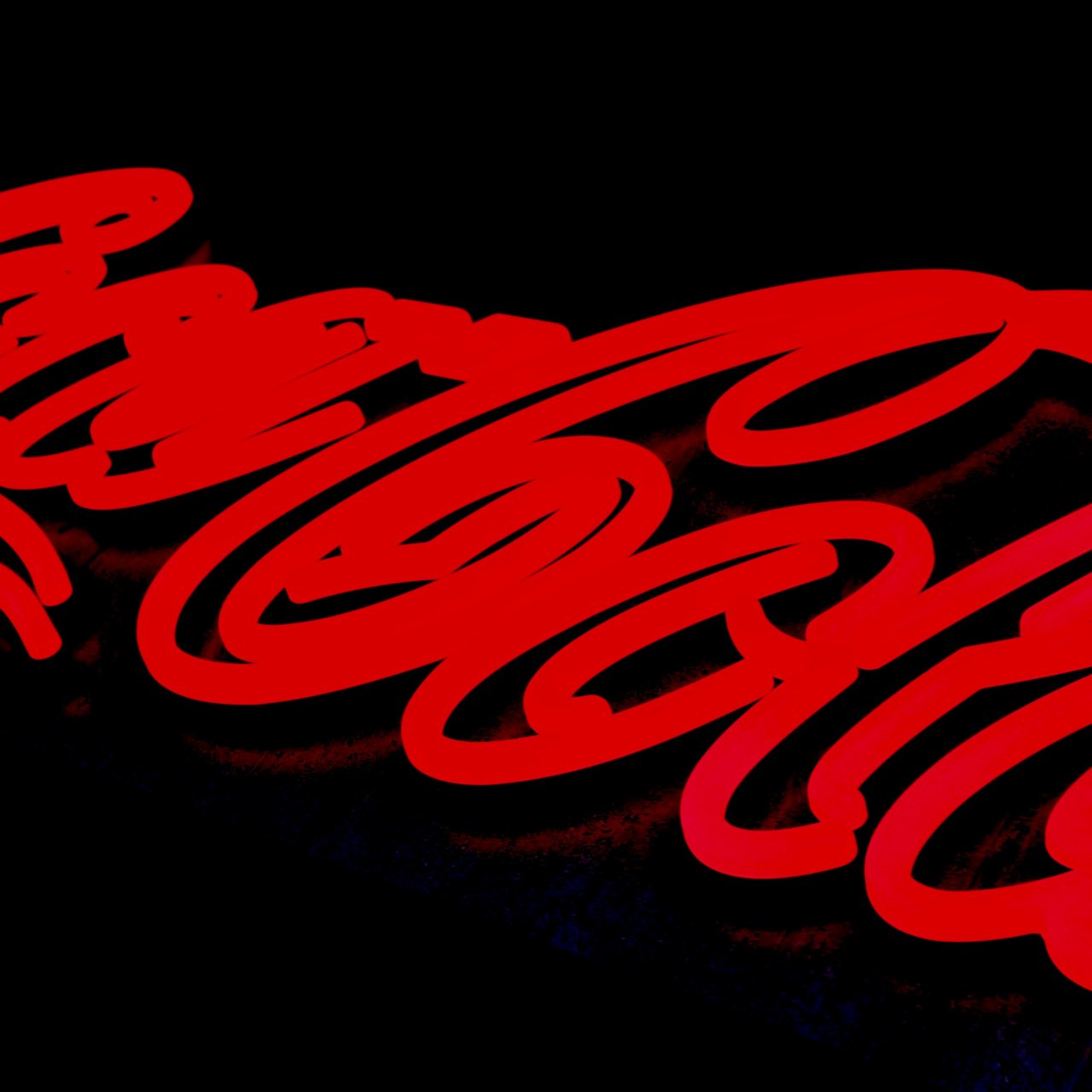 LED neon red