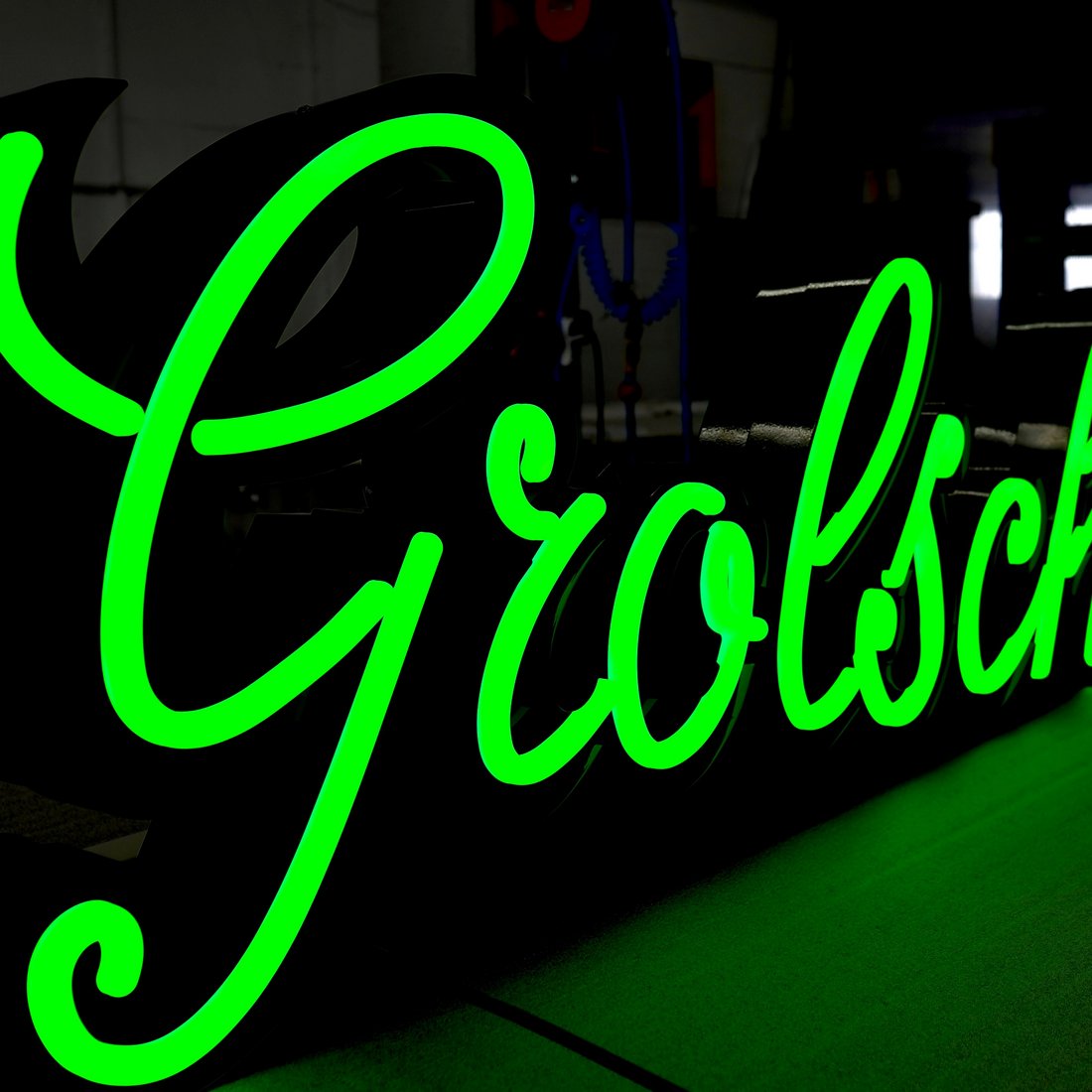 LED full acrylic letters Grolsch