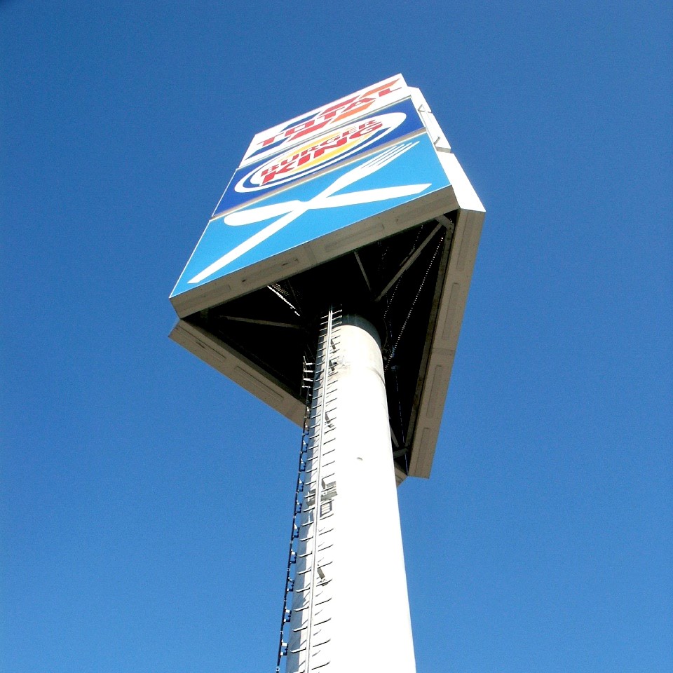 Advertising tower Essen